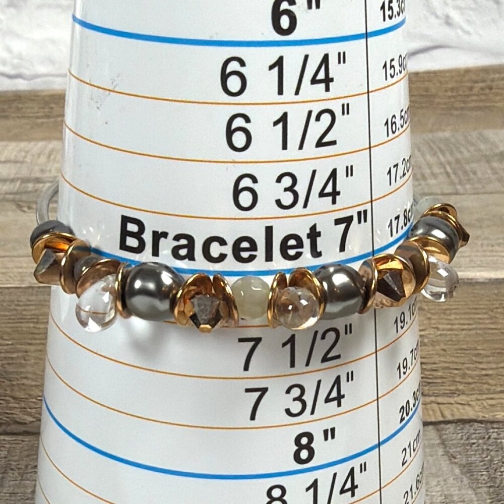 Coeur De Lion Rose Gold Hematite Crystal Bracelet Handmade Germany COA Gift Box - Picture 14 of 16